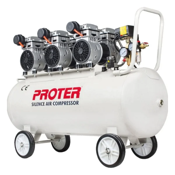 Proter 100 lt 3 Hp Sessiz Yağsız Hava Kompresörü - Görsel 3