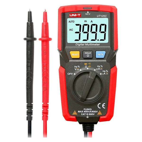 Uni-t UT125C Cep Tipi Mini Dijital Multimetre - Görsel 4