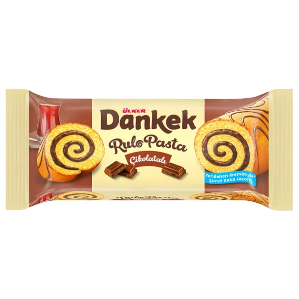 Ülker Dankek Rulo Pasta Çikolatalı 235 gr - Görsel 3