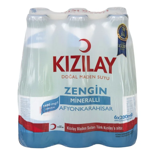 Kızılay Sade Afyonkarahisar Maden Suyu 6x200 ml - Görsel 4