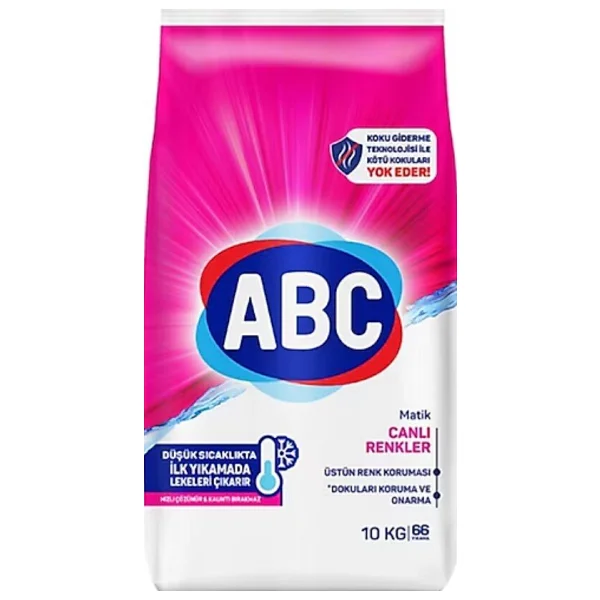 ABC Matik Canlı Renkler 10 kg Toz Deterjan - Görsel 5
