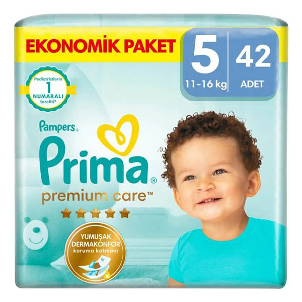 Prima Premium Care 5 Numara Junior 42'li Bebek Bezi - Görsel 3