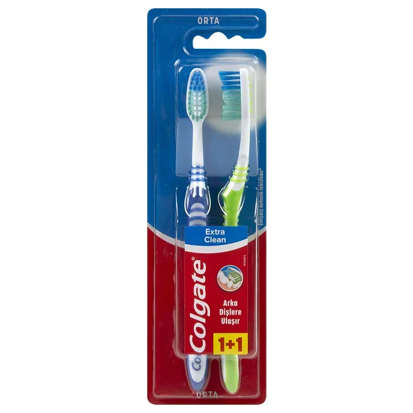 Colgate Extra Clean 2'li Diş Fırçası - Görsel 5