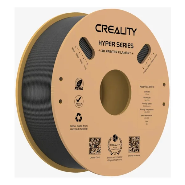 Creality Hyper PLA 1.75 mm 1 kg Siyah Filament - Görsel 2