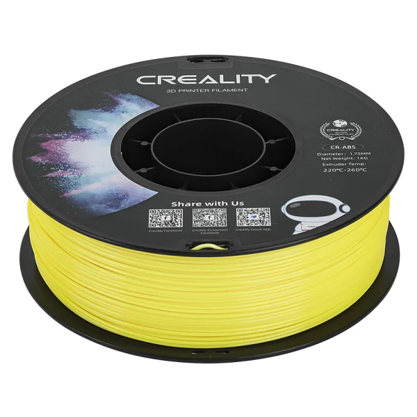 Creality CR-ABS 1.75 mm 1 kg Sarı Filament - Görsel 2