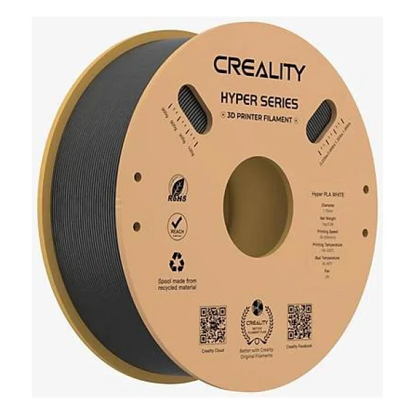 Creality Hyper PLA 1.75 mm 1 kg Siyah Filament - Görsel 4