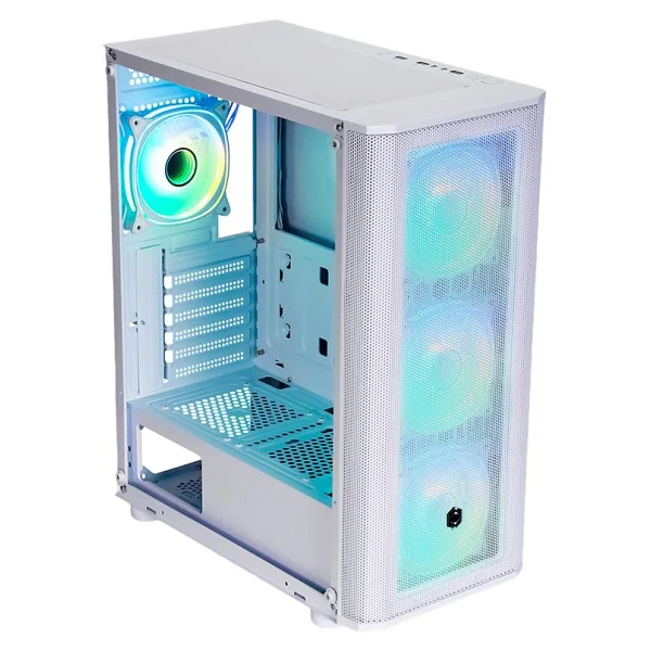 Frisby CM-106 ARGB Fanlı Beyaz 650 W ATX Oyuncu Kasası - Görsel 2