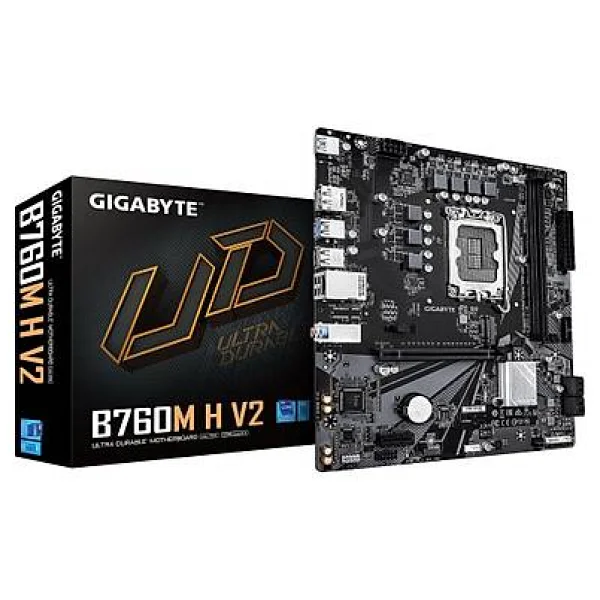 Gigabyte B760M H V2 Intel LGA1700 DDR5 Micro ATX Anakart - Görsel 2