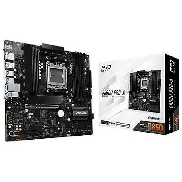 Asrock B850M Pro-A AMD AM5 DDR5 Micro ATX Anakart - Görsel 2