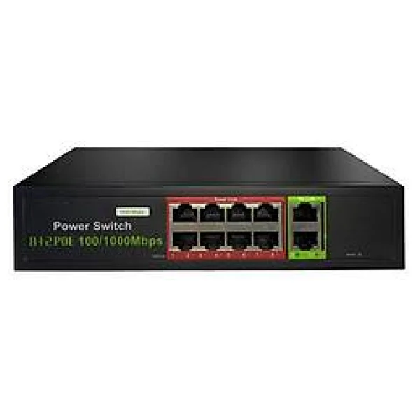 Uranium POE-G8002-96W 8 Port 10/100/1000 Gigabit Switch - Görsel 4