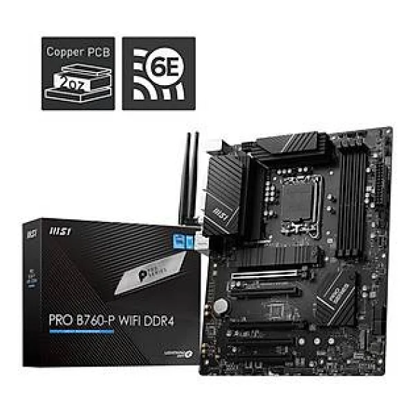 MSI Pro B760-P Wi-Fi Intel LGA1700 DDR4 ATX Anakart - Görsel 9