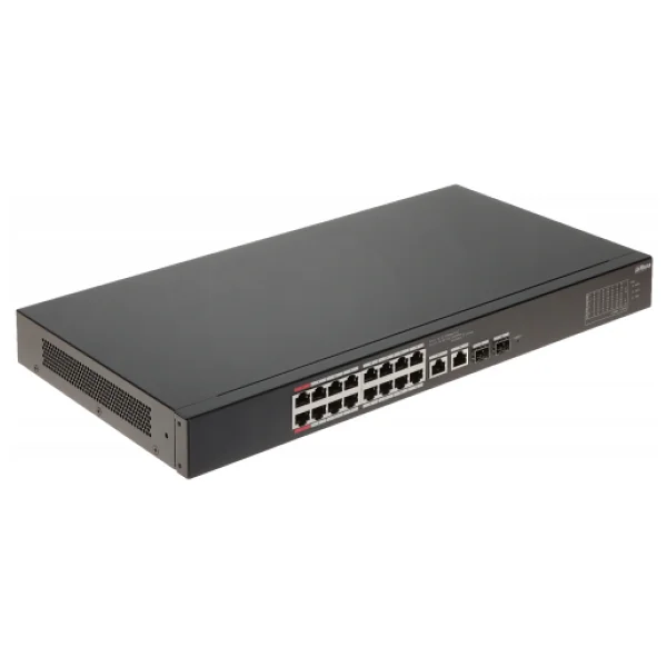 Dahua CS4218-16ET-135 16 Port 10/100/1000 Mbps Yönetilebilir Gigabit PoE Switch - Görsel 3