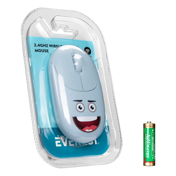 Everest Fashion SM-26 Mavi Optik Kablosuz Mouse - Görsel 5