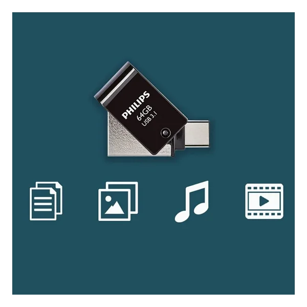 Philips FM64DC152B/00 64 GB Flash Bellek - Görsel 3