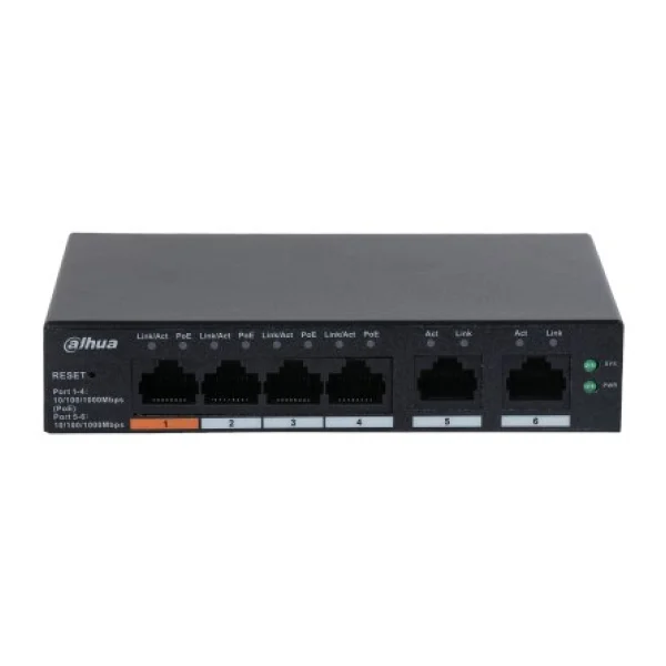 Dahua CS4006-4GT-60 4 Port 10/100/1000 Mbps Gigabit Switch - Görsel 2