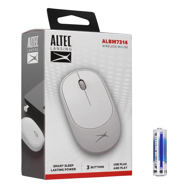 Altec Lansing ALBM7314 Beyaz Optik Kablosuz Mouse - Görsel 5