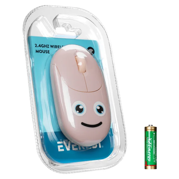 Everest Fashion SM-26 Pembe Optik Kablosuz Mouse - Görsel 5