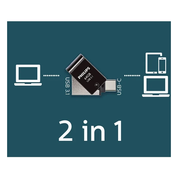 Philips FM64DC152B/00 64 GB Flash Bellek - Görsel 4