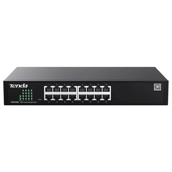 Tenda TEG2216D 16 Port 10/100/1000 Yonetilebilir Desktop Switch - Görsel 2