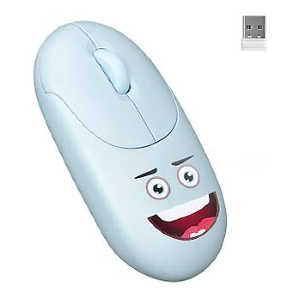 Everest Fashion SM-26 Mavi Optik Kablosuz Mouse - Görsel 6