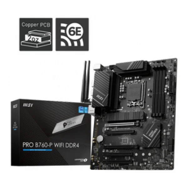 MSI Pro B760-P Wi-Fi Intel LGA1700 DDR4 ATX Anakart - Görsel 10