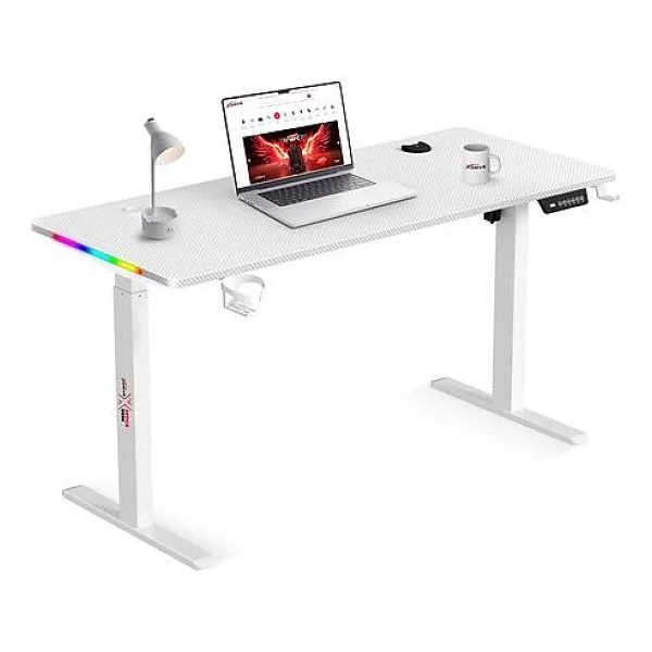 xDrive Rüzgar Yükseklik Ayarlı RGB Oyuncu Masası - Görsel 6