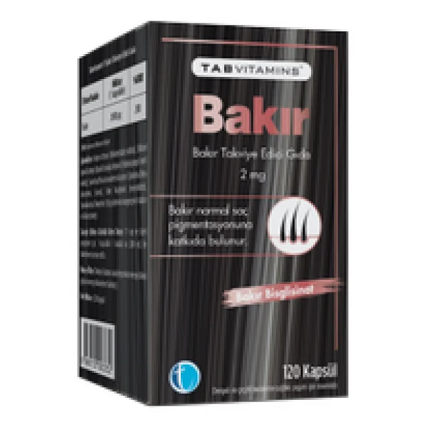 Tabvitamins Bakır 120 Kapsül - Görsel 2