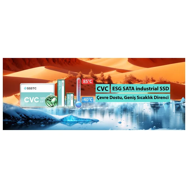 SSSTC Kioxia CVC-CD512 512 GB 2.5'' SATA Server SSD - Görsel 2