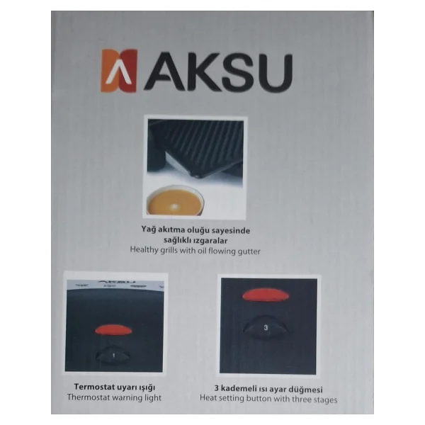 Aksu T34 Ken Grill 1800 W Tost Makinesi - Görsel 6