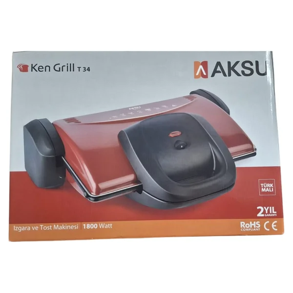 Aksu T34 Ken Grill 1800 W Tost Makinesi - Görsel 5
