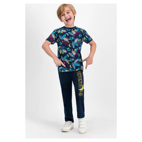 RolyPoly Go Banana Kırmızı Erkek Çocuk Pijama Takımı - 3 - 4 Yaş - Görsel 4
