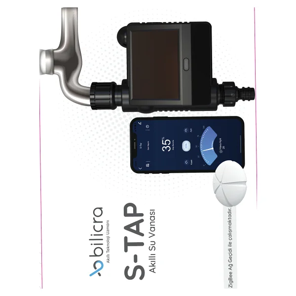 Bilicra S-Tap Akıllı Su Vanası SiYah - Görsel 8