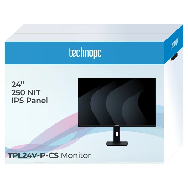 Technopc TPL24V-P-CS 23.8" 5 ms Full HD Pivot IPS 60 Hz Monitör - Görsel 4