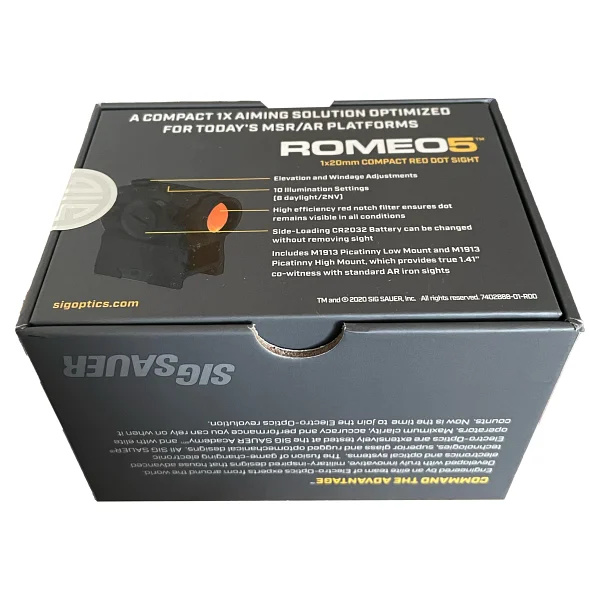 Sig Sauer Romeo5 1X20MM Compact Red Dot - 1 x 20 mm - Görsel 4