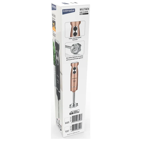 Goldmaster Multimix Kırmızı 1000 W El Blender - Görsel 6