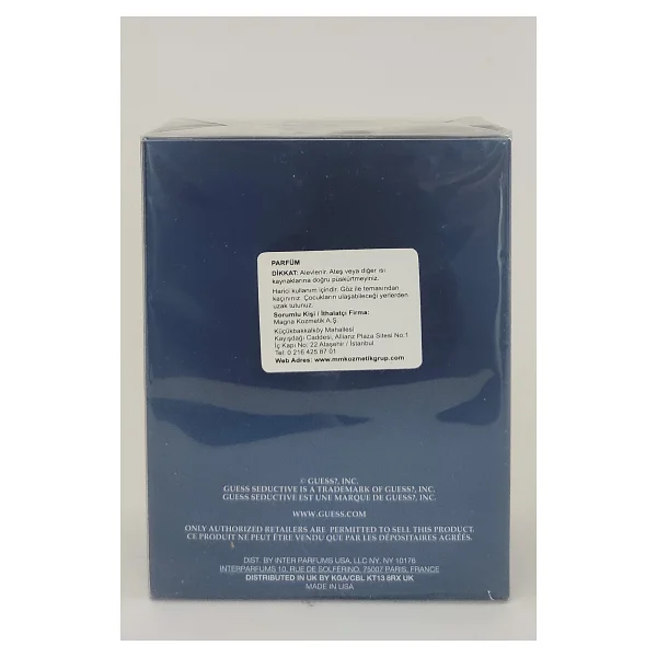 Guess Seductive Homme Blue EDT 100 ml Erkek Parfüm - Görsel 5