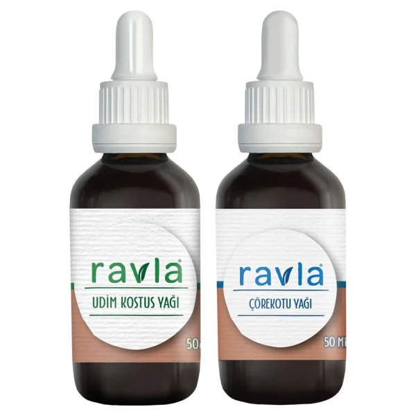 Ravla 2'li Ürün - Udim Kostus Yağı - 50ml / Çörekotu Yağı 50ml - 100 ml - Görsel 4