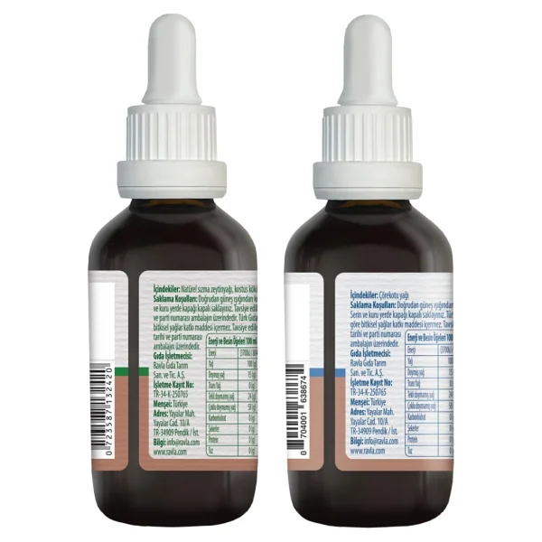 Ravla 2'li Ürün - Udim Kostus Yağı - 50ml / Çörekotu Yağı 50ml - 100 ml - Görsel 5