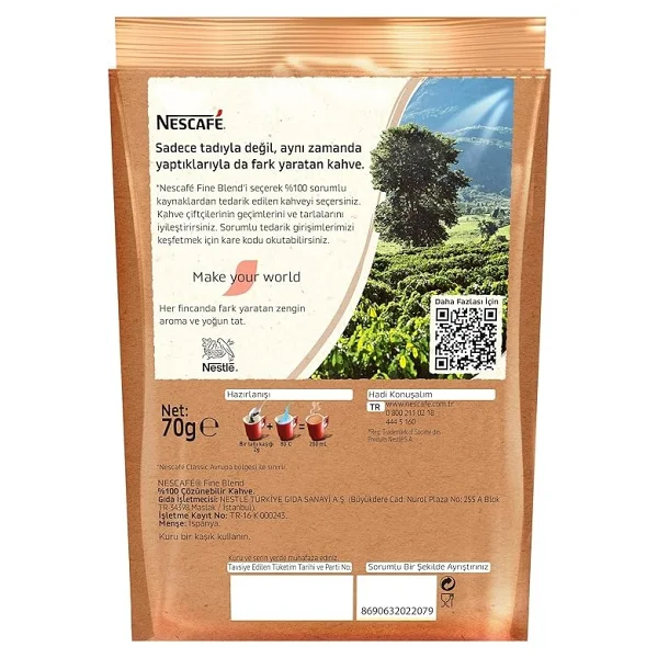 Nescafe Fine Blend 70 gr - Görsel 4