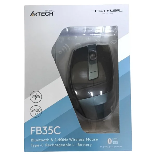 A4 Tech FB35C Şarjlı Optik Kablosuz Mouse - Görsel 4