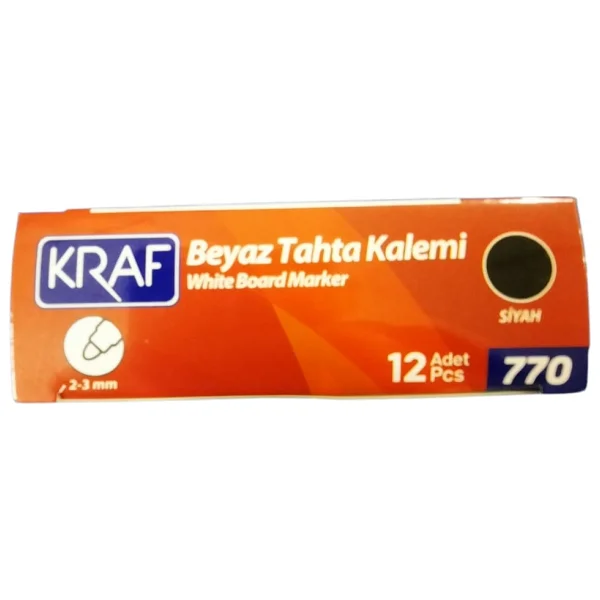 Kraf 770 12'li Siyah Tahta Kalemi - Görsel 6