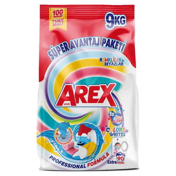 Arex Matik Renkliler ve Beyazlar 9 kg Toz Deterjan - Görsel 6