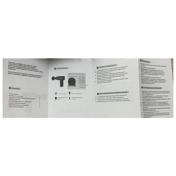 Robeve Tabanca Masaj Aleti Kas Masaj Tabancası Fırçasız Motorlu Type C Şarjlı Masaj Aleti 4 Farklı Masaj Başlığı Masaj Aleti Darbeli Titreşimli Masaj Aleti - Görsel 7