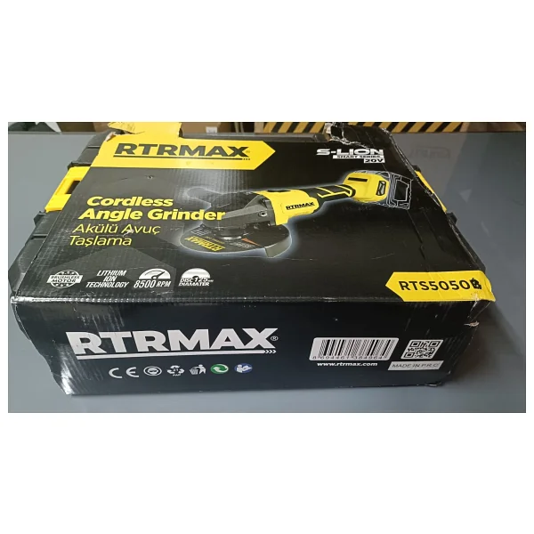 Rtrmax RTS5050 115 mm 2x4 Ah Çift Akülü Avuç Taşlama Makinesi - Görsel 6