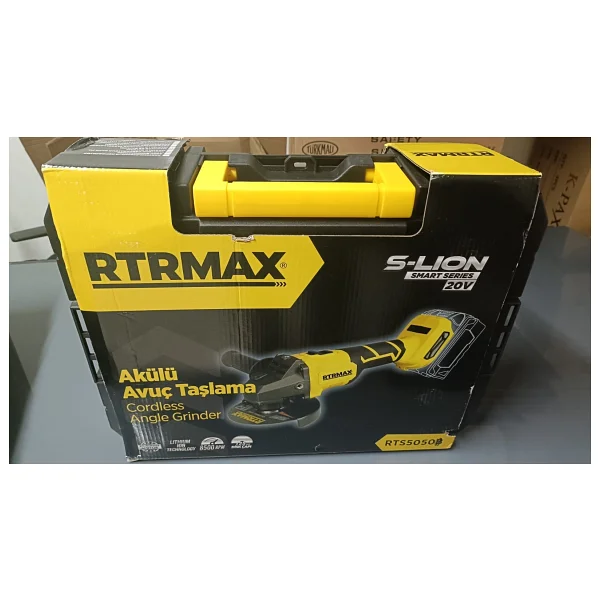 Rtrmax RTS5050 115 mm 2x4 Ah Çift Akülü Avuç Taşlama Makinesi - Görsel 7
