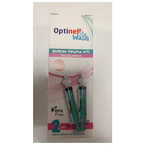 Optinell 2 'li Şırıngalı Burun Aspiratörü Bebek Burun Temizleme Aparatı Şırınga 10 ml Enjektörü - Görsel 7
