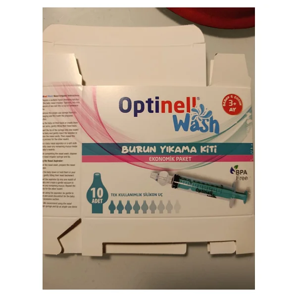 Optinell 10 'lu Şırıngalı Burun Aspiratörü Bebek Burun Temizleme Aparatı 1 Şırınga 10 ml Enjektörü - Görsel 6