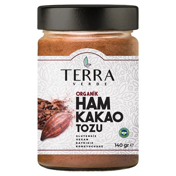 Terra Verde Organik Ham Kakao Tozu 140 gr - Görsel 7