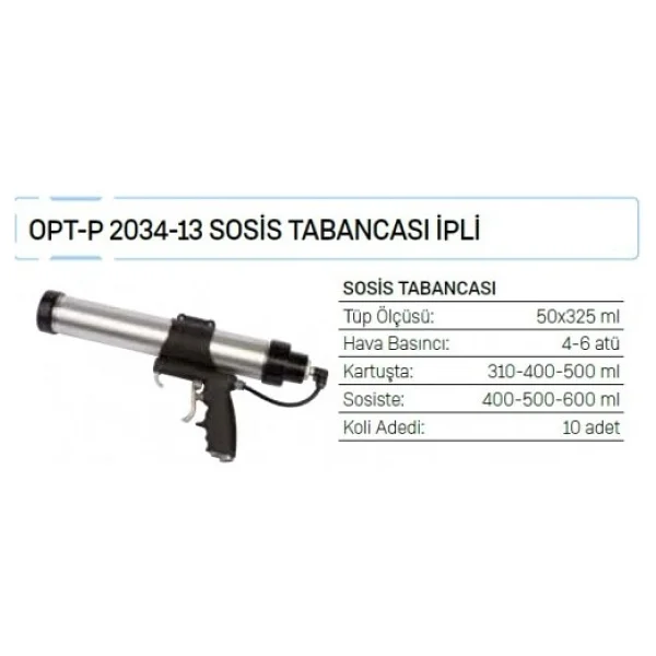 Osaka OPT-P 2034-13 Havalı Silikon Tabancası - Görsel 2
