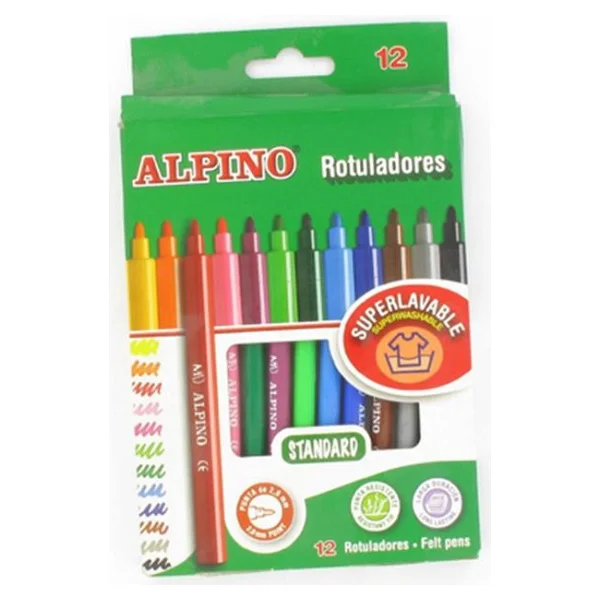 Alpino AR-1002 12'li Keçeli Kalem Seti - Görsel 4